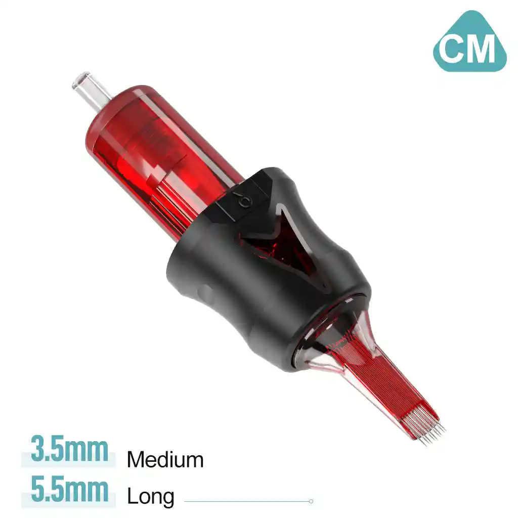 OG Red Arrow Curved Magnum (CM) Tattoo Needle Cartridge